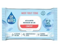 WC servetėlės GOWIPES COMFORT 44VNT