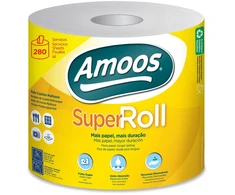 Popieriniai rankšluosčiai AMOOS Super Roll, 2 sluoksniai, 1vnt.