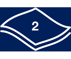 Popieriniai rankšluosčiai Tork Kitchen Roll, 2 sluoksniai, 101245, baltos spalvos, 2 vnt