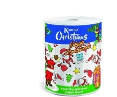 Popierinis rankšluostis Kartika Christmas Edition, 3 sl