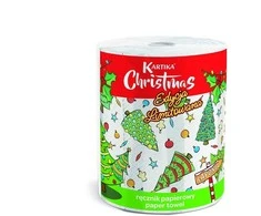 Popierinis rankšluostis Kartika Christmas Edition, 3 sl