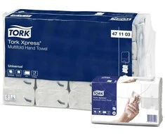 Servetėlės Tork Xpress Multifold Universal H2 (471103), 2 sluoksniai, baltos spalvos, 190 lapelių