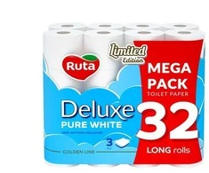 POPIERIUS WC RUTA PUREWHITEDEL 32RUL 3SL