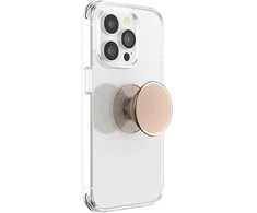 PopSockets MagSafe Aluminum Latte telefono laikiklis ir stovas, smėlio spalvos