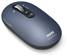 PORT CONNECT Pure MAC, Bluetooth Rechargeable Belaidė pelė, FreeWheel, 3200 DPI, Inky Mėlyna
