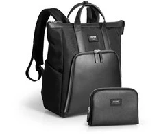 PORT DESIGNS Muse Signature ECO laptop backpack 16”, 17L, with pouch, Juodas