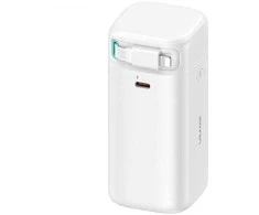 USAMS nešiojama baterija su ištraukiamu laidu, „Lightning“ tipo, 18000 mAh, PD45W, greito įkrovimo, XMF serijos, W