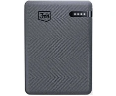 3Mk apsaugos priedai - 3mk kišeninė išorinė baterija 5000 mAh 12 W USB 1C-Pilkas