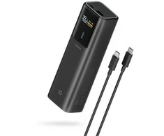 Powerbank Cuktech CKPB100PGLBL 150W 10000mAh USB-C USB-A – juodos spalvos