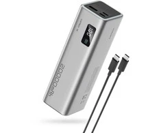 Nešiojamoji baterija Cuktech CUKP200XGLGR 100W 20000mAh 2 x USB-C 1 x USB-A - pilka
