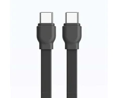 Powerbank Dudao K22+ 10000mAh 22.5W USB-C with pendant/cable – pilkos spalvos