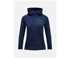 PPR Bluza PEAK PERFORMANCE W Rider Essentials Zip Hood tamsiai mėlyna – S