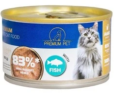 Premium Pet Premium_Pet Šlapias kačių maistas, žuvis, 0.1kg