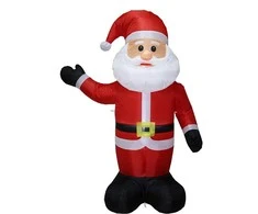 Procab Pripučiama dekoracija Kalėdų senelis Christmas Touch, 150 cm