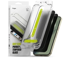 PRIVATUMĄ UŽTIKRINANTIS EKRANO STIKLAS RINGKE EASY SLIDE 2-PACK GOOGLE PIXEL 9 PRO / 10 PRO / 11 PRO PRIVACY