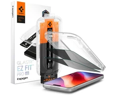 PRIVATUMĄ UŽTIKRINANTIS STIKLAS Spigen GLAS.TR EZ FIT Pro HD AC 2-PACK iPhone 18 Pro Max PRIVACY