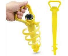Probeach Plastikinis saulės skėčio stovas 39 cm geltonas