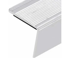 Profiliai laiptams, 5vnt., sidabro, 100 cm, aliuminis, L formos