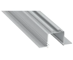 Profilis aliuminis anoduotas LED juostoms įleidžiamas, priglaistomas, SUBLI, 2.02m LUMINES
