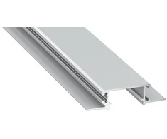 Profilis aliuminis anoduotas LED juostoms įleidžiamas, priglaistomas, ZATI, 2.02m LUMINES
