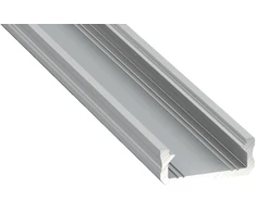 Profilis aliuminis anoduotas LED juostoms paviršinis, D, 1m LUMINES