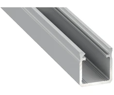 Profilis aliuminis anoduotas LED juostoms aukštas paviršinis, Y, 2.02m LUMINES