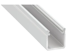Profilis aliuminis baltas LED juostoms aukštas paviršinis, Y, 2.02m LUMINES