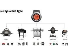 Proflame Expert Išmanusis termometras kepsninei Hyper BBQ AT-01