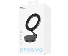 Proove Car Holder Hoop Stick-on Car Mount juodos spalvos
