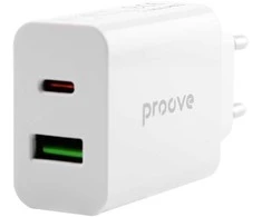 Proove laidinis įkroviklis Rapid 20W baltos spalvos
