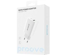 Proove laidinis įkroviklis Rapid 20W baltos spalvos