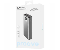 Proove power bank Guardian 22.5W 20000mAh metal pilkos spalvos