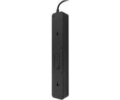 Proove Power Strip 2m 3000W maitinimo lizdas P-04 (4xAC + 4xUSB + 2xType-C) juodos spalvos