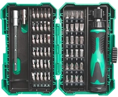 Proskit Atsuktuvo ir antgalių komplektas 57 dalių SD-9857M Pro’sKit