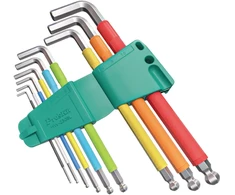Proskit Šešiakampių raktų rinkinys 9 vnt. spalvoti HW-230BL Pro’Skit