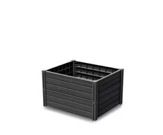 PROSPERPLAST DARŽO DĖŽĖ-SODO RABATKA BASE PLANET 75,6×61,8x46cm ANTRACITO SPALVOS
