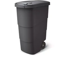 Prosperplast KEDEN ŠIUKŠLIADĖŽĖ WHEELER 90 L – JUODA PERDIRBIMUI*