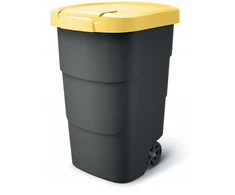 Prosperplast KEDEN ŠIUKŠLIADĖŽĖ WHEELER 90 L – GELTONA