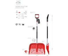 Prosperplast sniego kastuvas SNOWER 55 ALUTUBE aliumininis kotas, 54,5cm