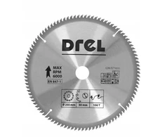 Ps Trading DREL DISKINIS PJŪKLAS SU KARBIDO DANTIMIS 255 x 30 mm, 100T, ALIUMINIUI
