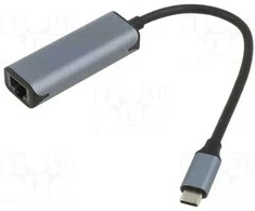 ART Adapteris USB-C male Ethernet 10/100/1000Mbps RJ45 ALU 15cm oem