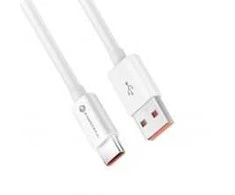 PTC Forcell kabelis USB A kištukas su C tipo kištuku, 60 W Baltas, 1,0 m, C336