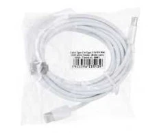 OEM kabelis C tipo į C tipo PD QC3.0 3A 30W HD26 3 m baltas