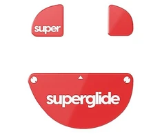 Pulsar Superglide Glass Skates Zowie EC Series Raudona Pakaitiniai Pelė feet