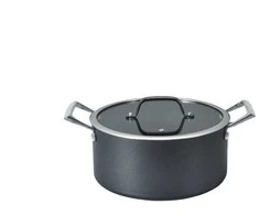Puodas DOMOLETTI Juodas MODERN, 28 cm, 7 l
