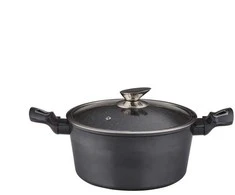Puodas DOMOLETTI Pilkas METALLIC, 20 cm, 2,5 l