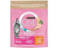 Purina Nestle One Bifensis Junior Rich in vištiena – sausas kačių maistas – 750g