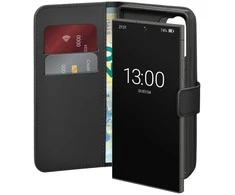 Puro Eco-Leather dėklas skirtas Samsung Galaxy S26 Ultra with Wallet – juodos spalvos