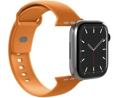 Puro Icon Silicone Strap for Apple Watch 44 / 45 / 46 / 49 mm – Oranžinis