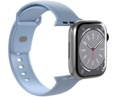 Puro „ICON” silikoninė apyrankė forApple Watch 38–40–41mm, light mėlynos spalvos